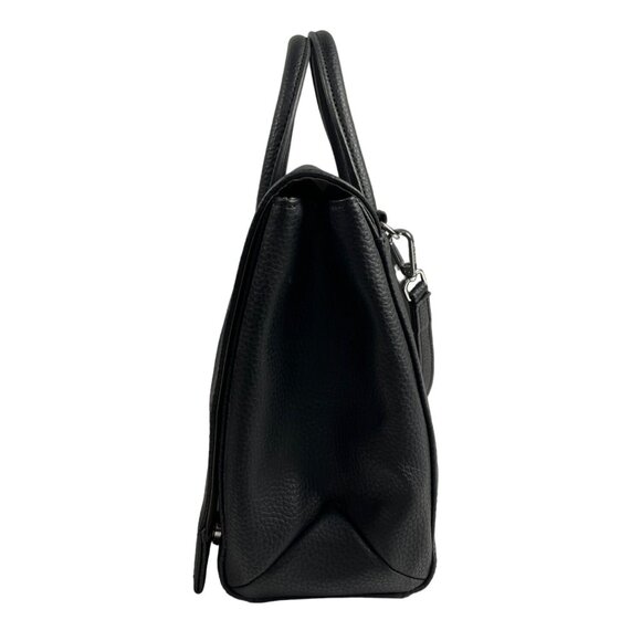 Matt And Nat Women's Adel Purity Black Vegan Leather Shoulder Crossbody Bag Sz M - Picture 4 of 16